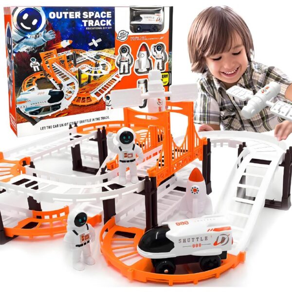 Outer Space Track Toy Set for Kids