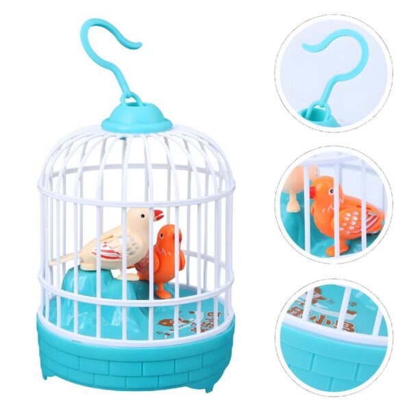 Electronic Bird Cage Toy with Voice Control